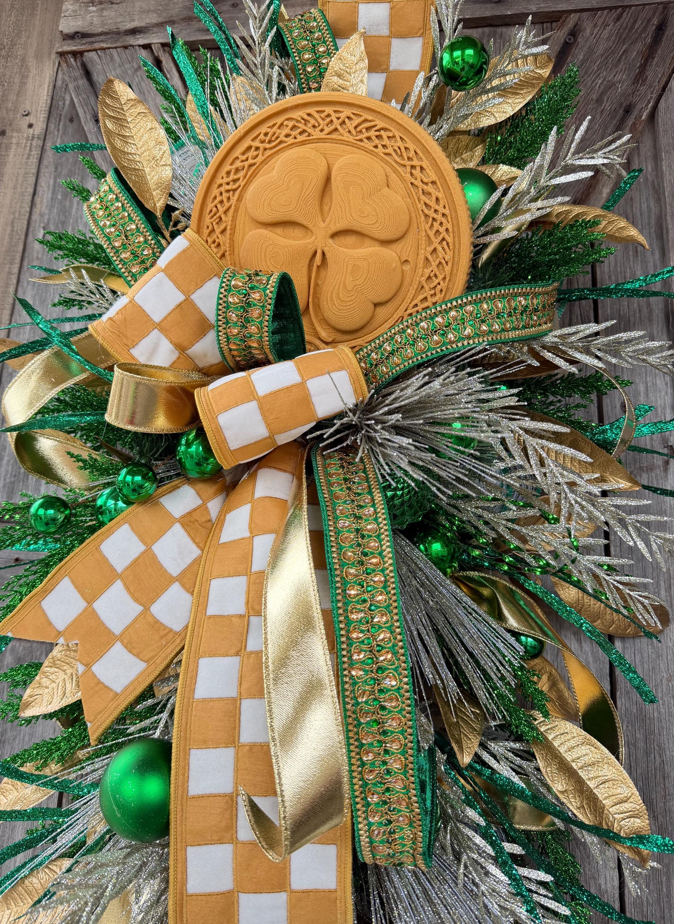 St Pattys Day Wreath, St Patrick’s Day, Front Door Wreath