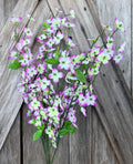 Purple Forsythia Bush , Wreath Supply, Floral