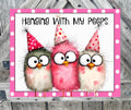 Hanging With My Peeps, Easter Sign, Spring Decor, Spring Sign