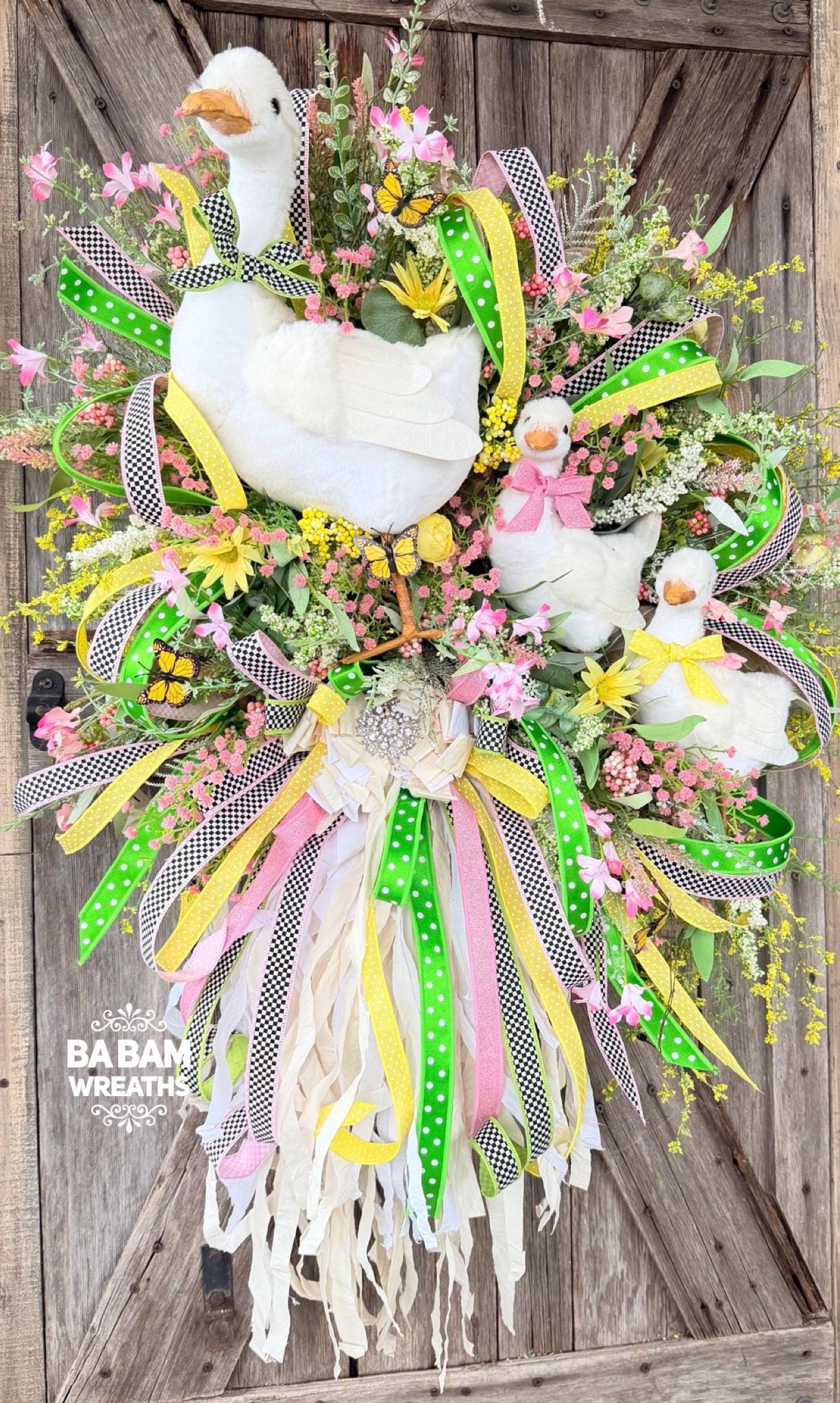 Easter Wreath, Easter Decor, Spring Wreath, Chick Wreath, Everyday Wreath, Duck Wreath