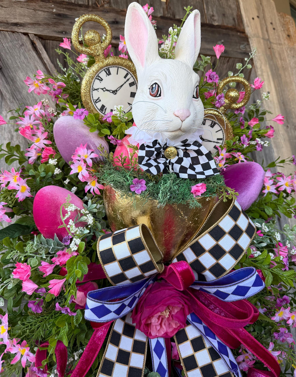Bunny Wreath, Easter Wreath, Spring Wreath, Rabbit Wreath, Easter Front Door