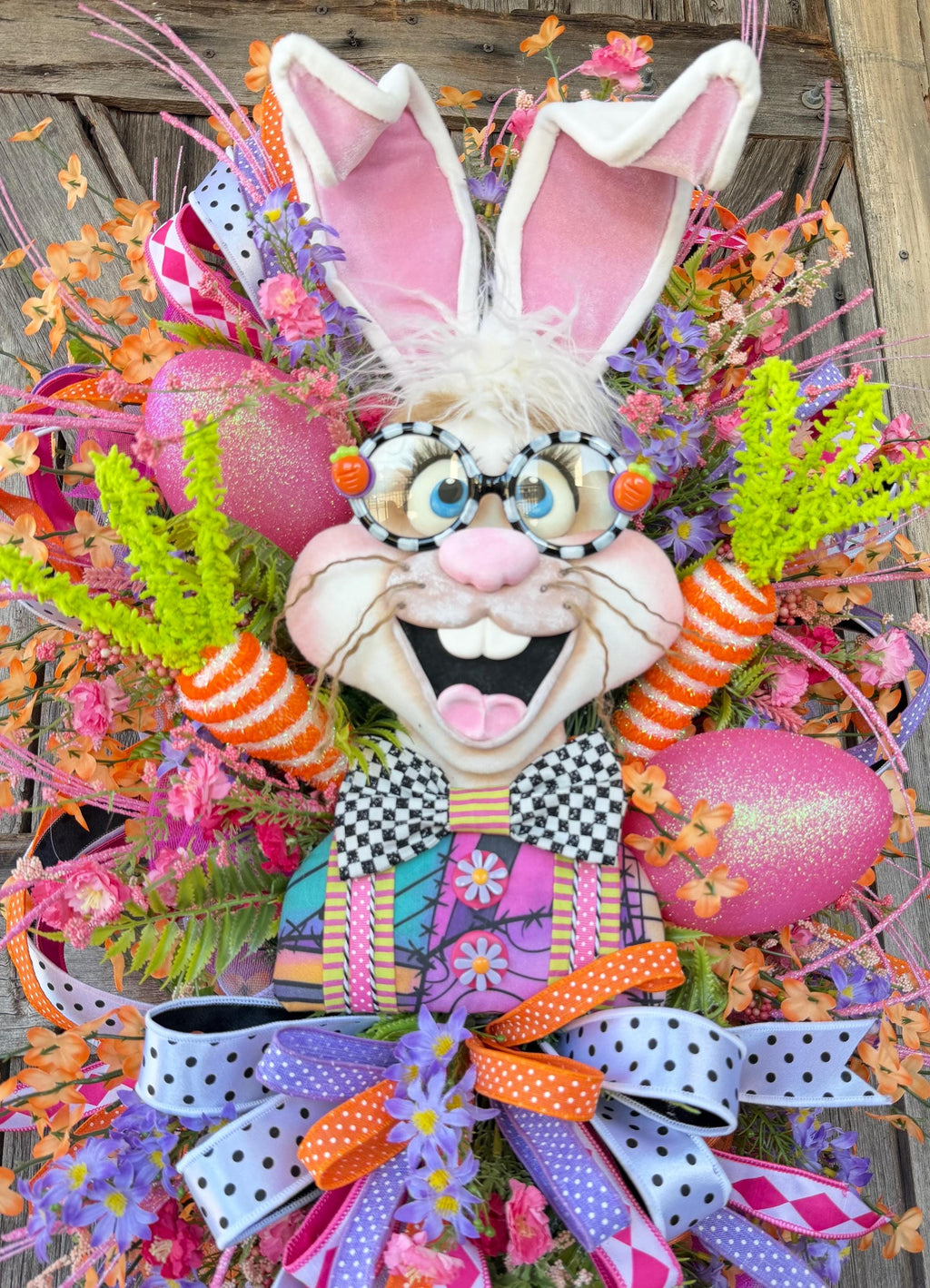 Bunny Wreath, Easter Wreath, Spring Wreath, Rabbit Wreath, Easter Front Door