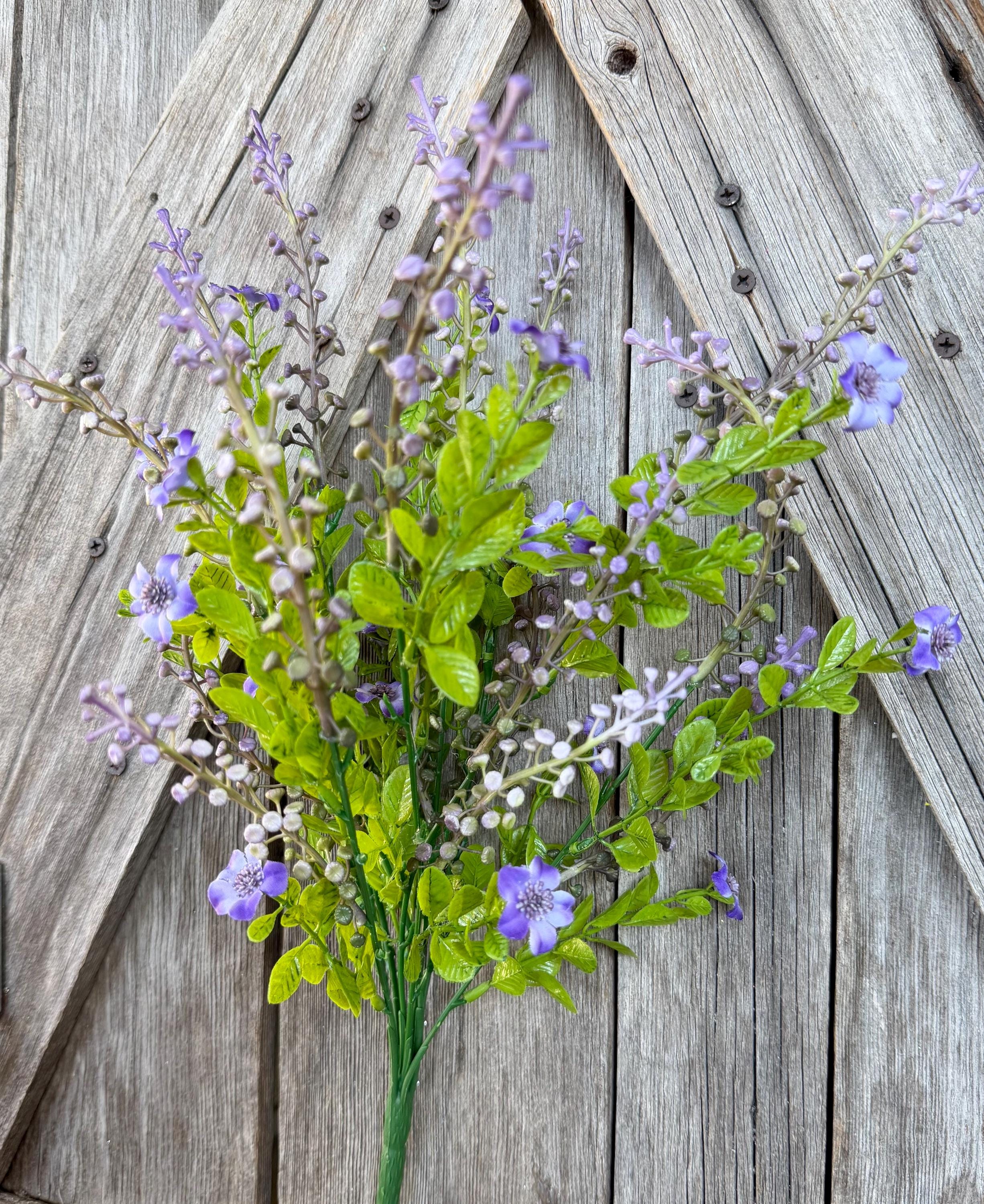 Purple Seed Bush, Wreath Supply, Floral