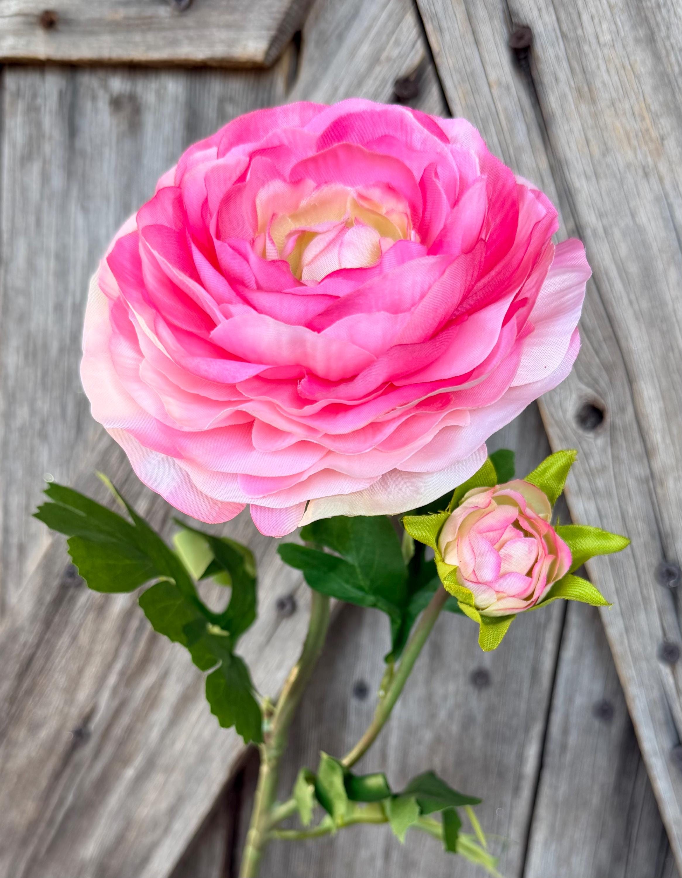 Pink Ranunculus Spray, Wreath Supply, Floral