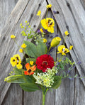 Colorful Pansy Poppy Bush , Wreath Supply, Floral