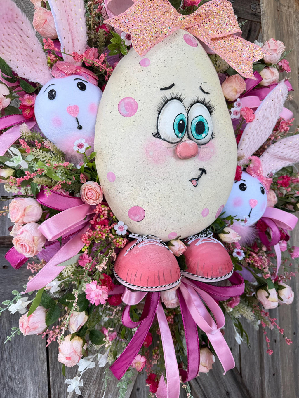 Bunny Wreath, Easter Wreath, Spring Wreath, Rabbit Wreath, Easter Front Door
