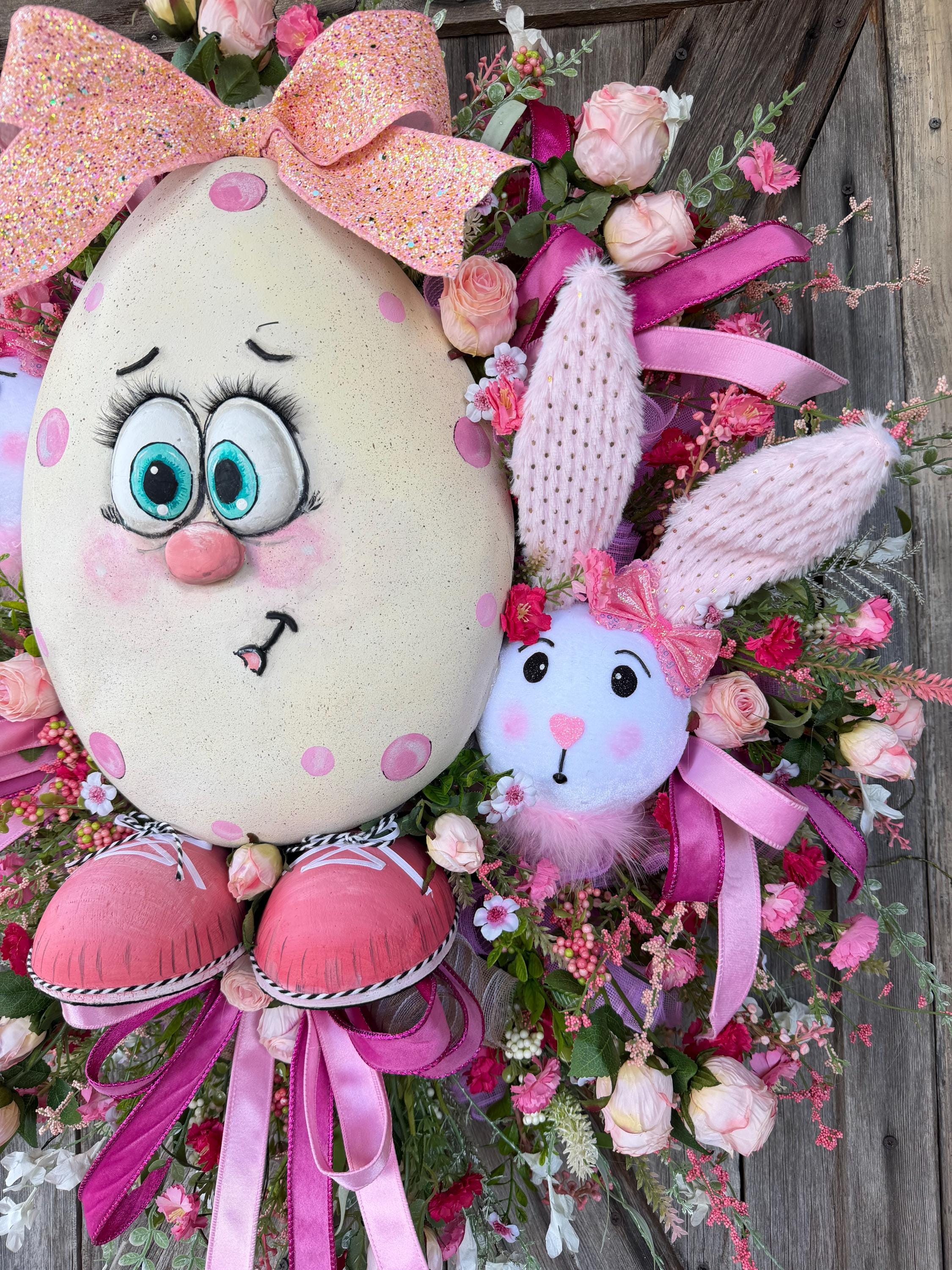 Bunny Wreath, Easter Wreath, Spring Wreath, Rabbit Wreath, Easter Front Door