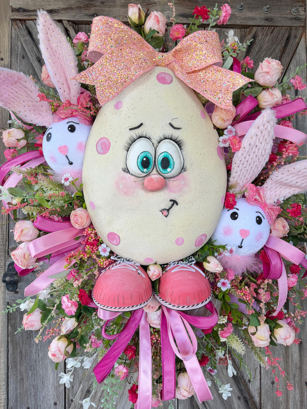 Bunny Wreath, Easter Wreath, Spring Wreath, Rabbit Wreath, Easter Front Door