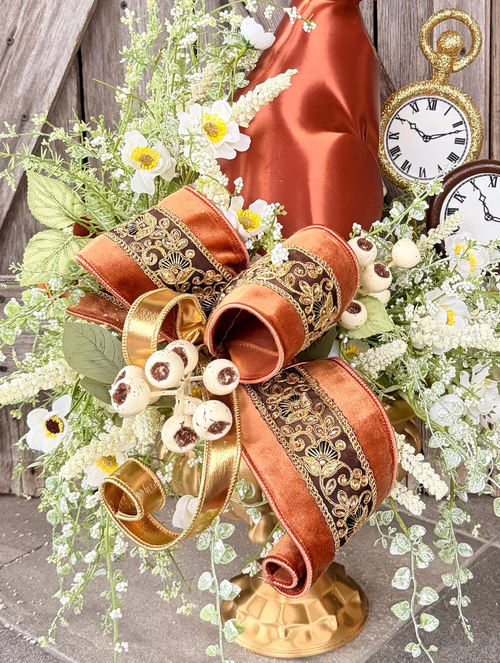 Chocolate Bunny Centerpiece, Easter Table Top Design