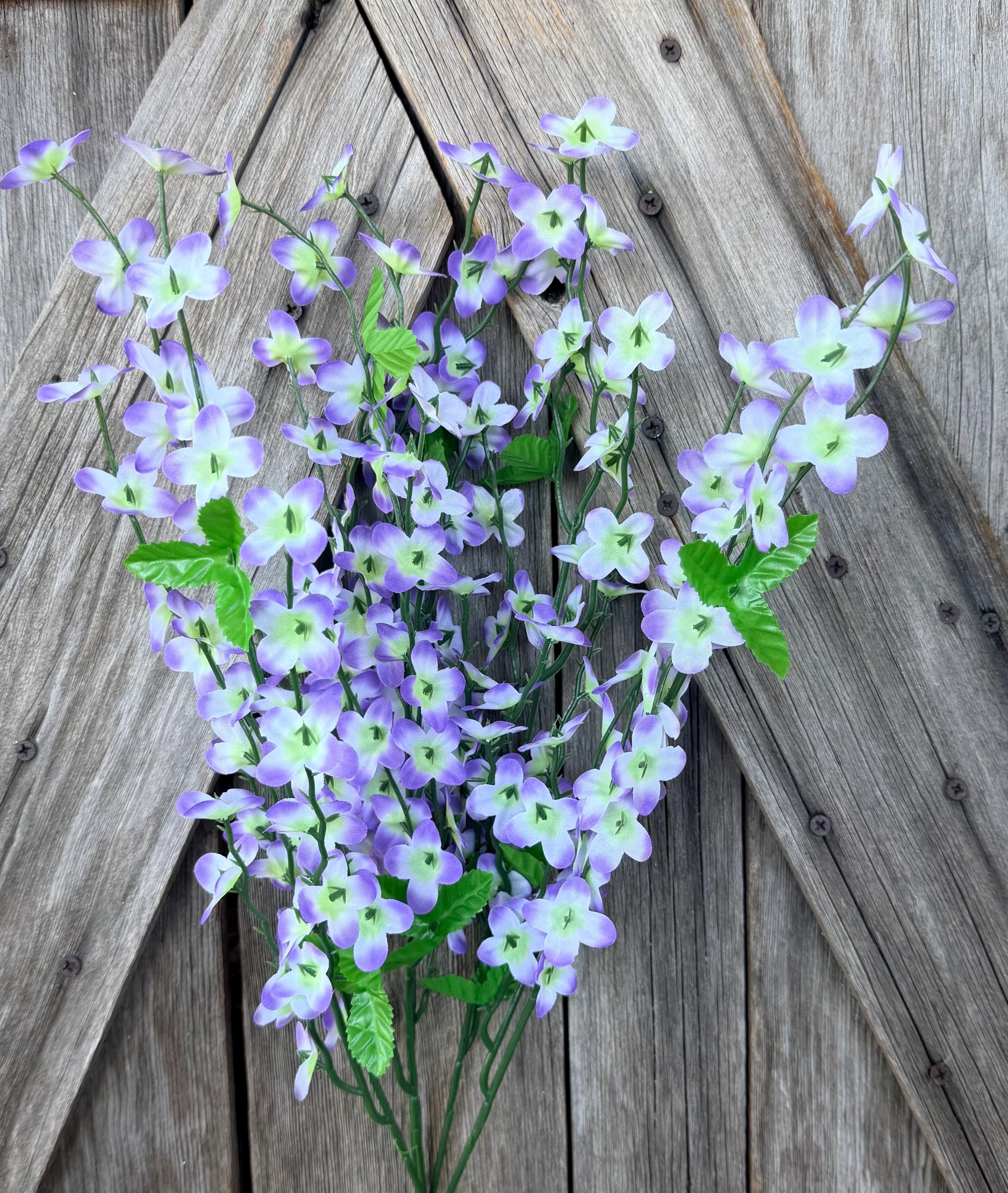 Purple Forsythia Bush , Wreath Supply, Floral