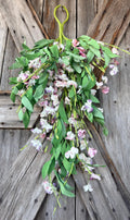 Pink Purple Mountain Teardrop 18 Inch, Wreath Supply, Floral
