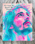 For God So Loved The World, Easter Sign, Easter Decor, Spring Sign
