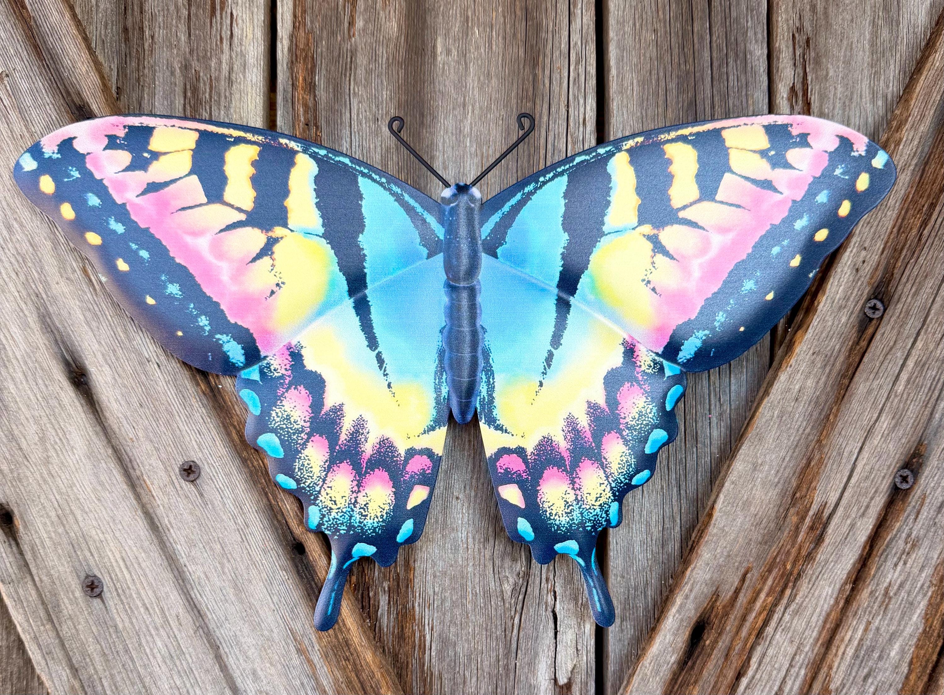 Butterfly Metal Sign 13 Inches