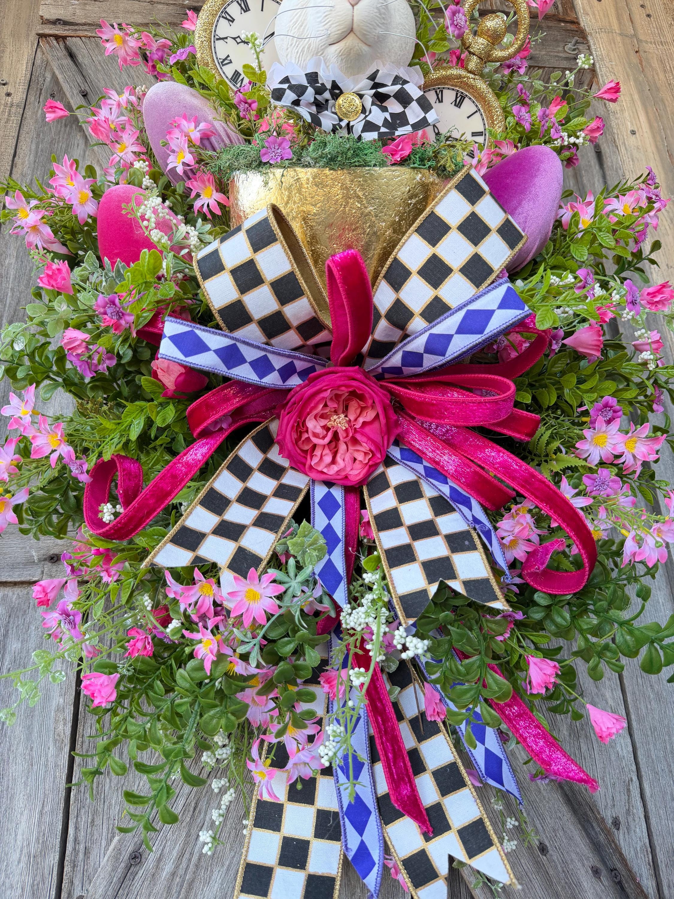 Bunny Wreath, Easter Wreath, Spring Wreath, Rabbit Wreath, Easter Front Door