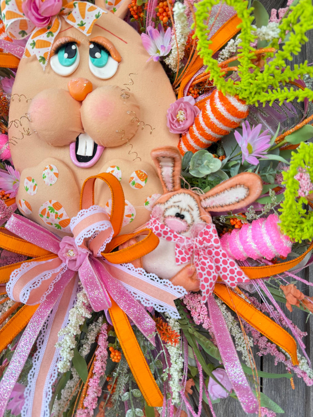 Bunny Wreath, Easter Wreath, Spring Wreath, Rabbit Wreath, Easter Front Door