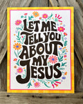 Let Me Tell You About My Jesus, Scripture Sign, Everyday Sign, Motivational Decor, Motivational Wall Art