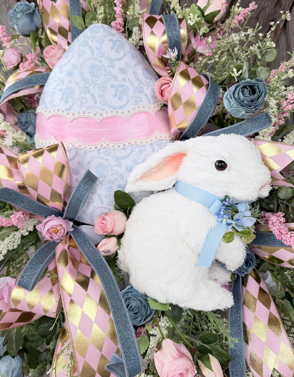 Bunny Wreath, Easter Wreath, Spring Wreath, Rabbit Wreath, Easter Front Door
