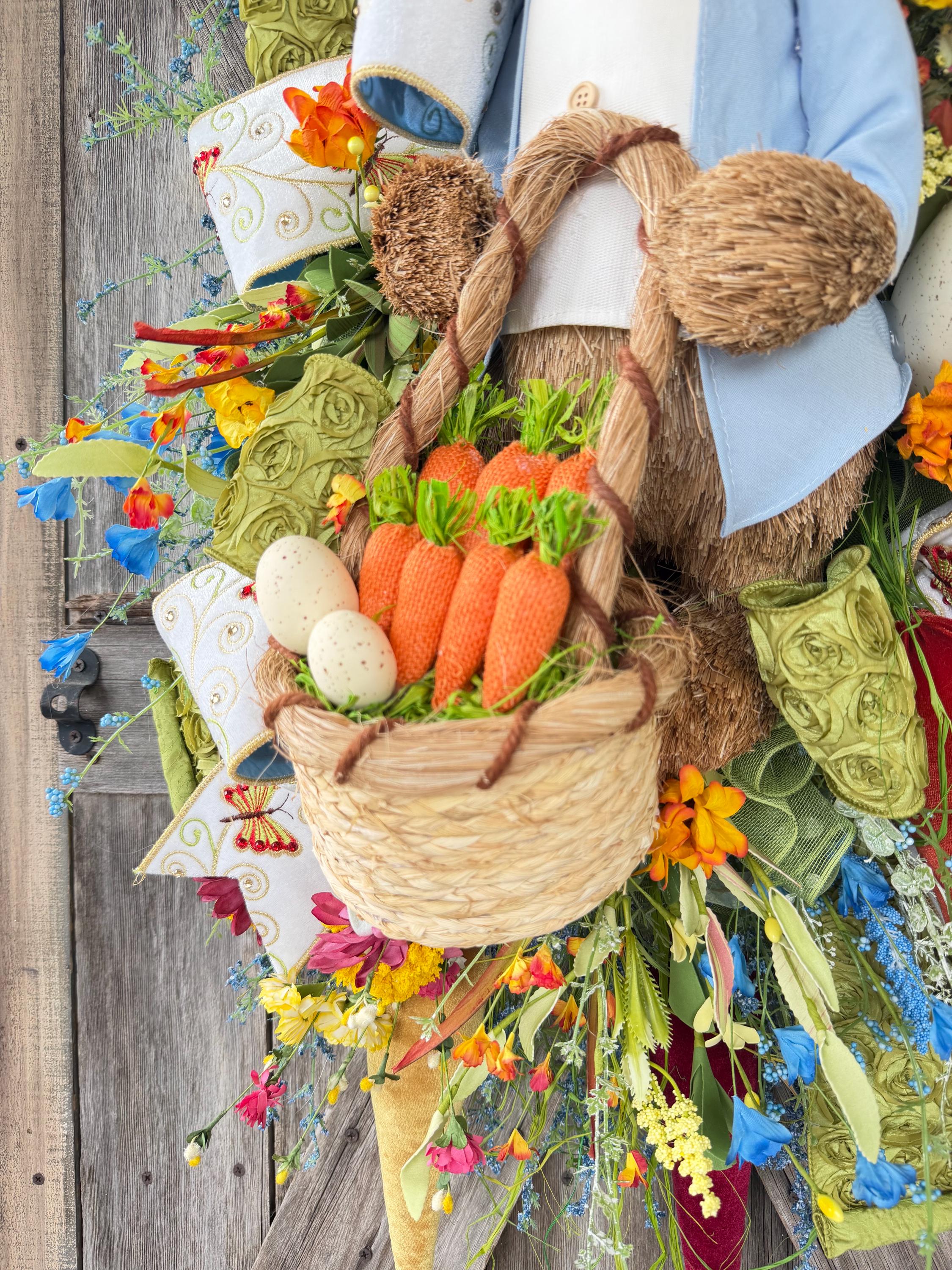 Bunny Wreath, Easter Wreath, Spring Wreath, Rabbit Wreath, Easter Front Door