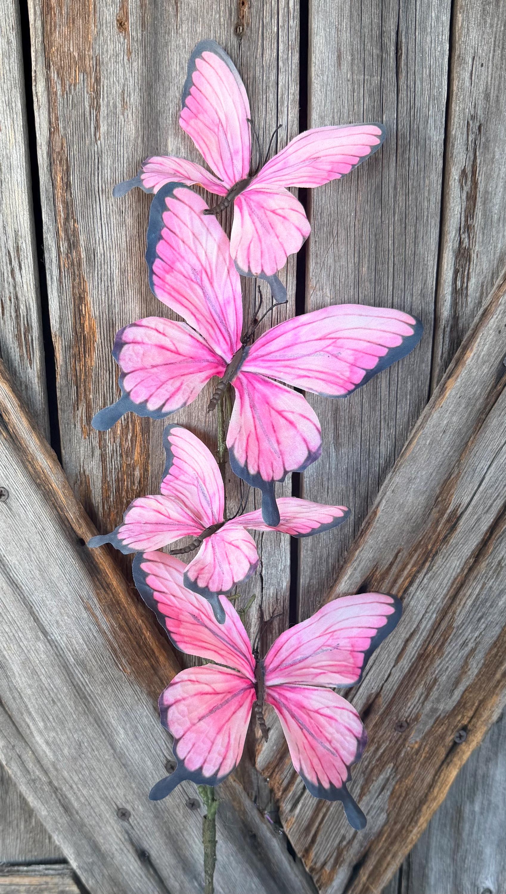Pink Butterfly Spray