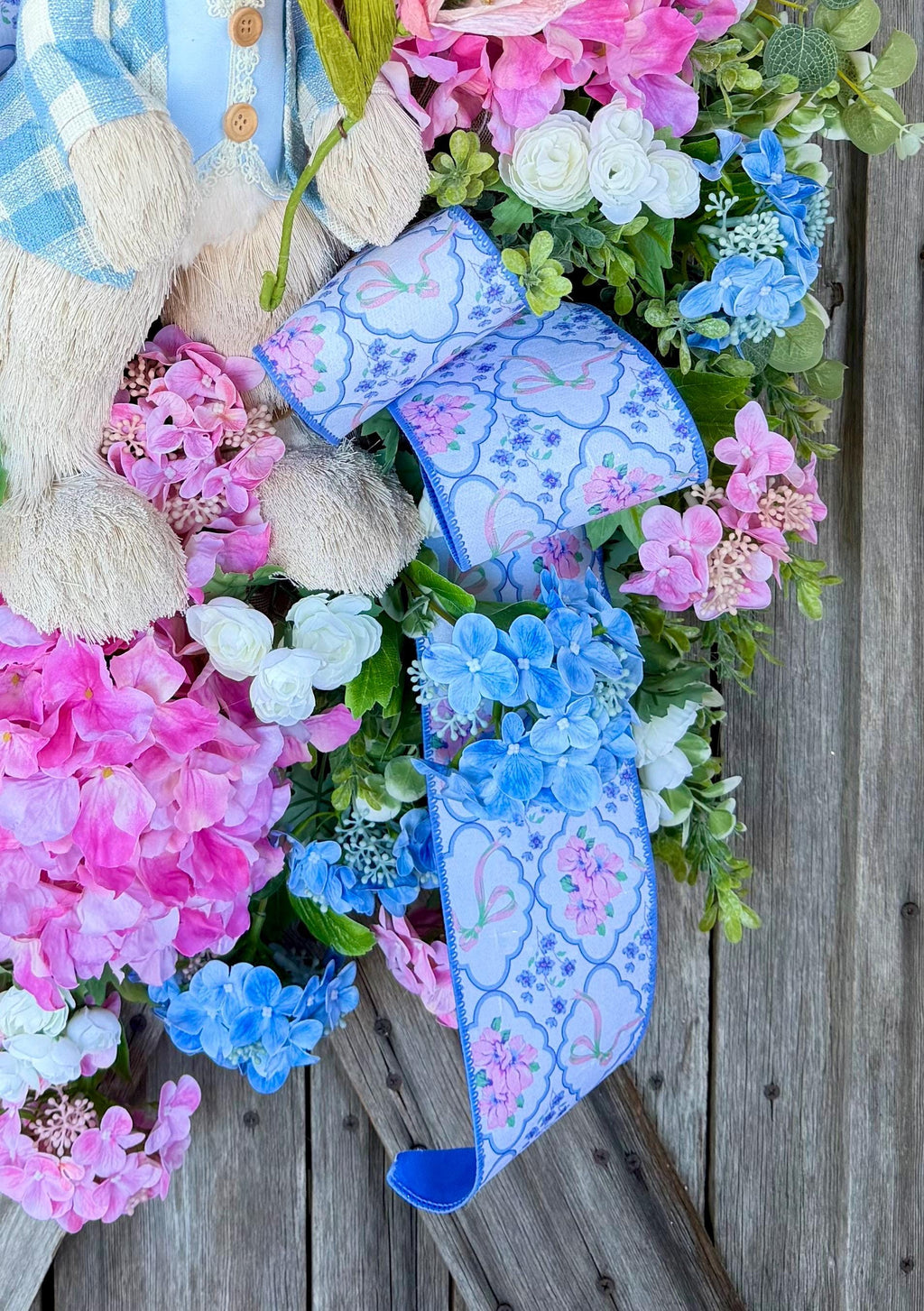 Bunny Wreath, Easter Wreath, Spring Wreath, Rabbit Wreath, Easter Front Door
