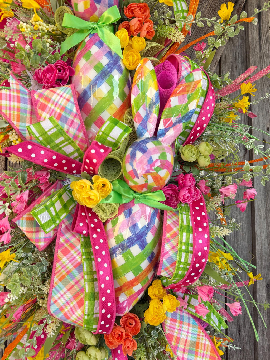 Bunny Wreath, Easter Wreath, Spring Wreath, Rabbit Wreath, Easter Front Door