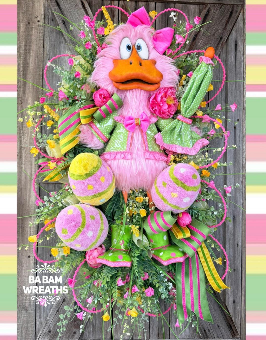 Duck Wreath, Easter Wreath, Spring Wreath, Easter Front Door