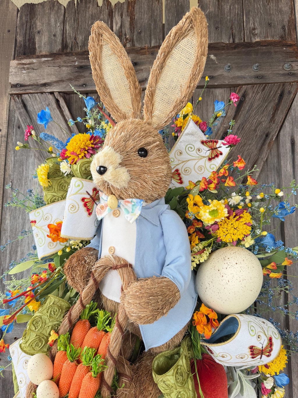 Bunny Wreath, Easter Wreath, Spring Wreath, Rabbit Wreath, Easter Front Door