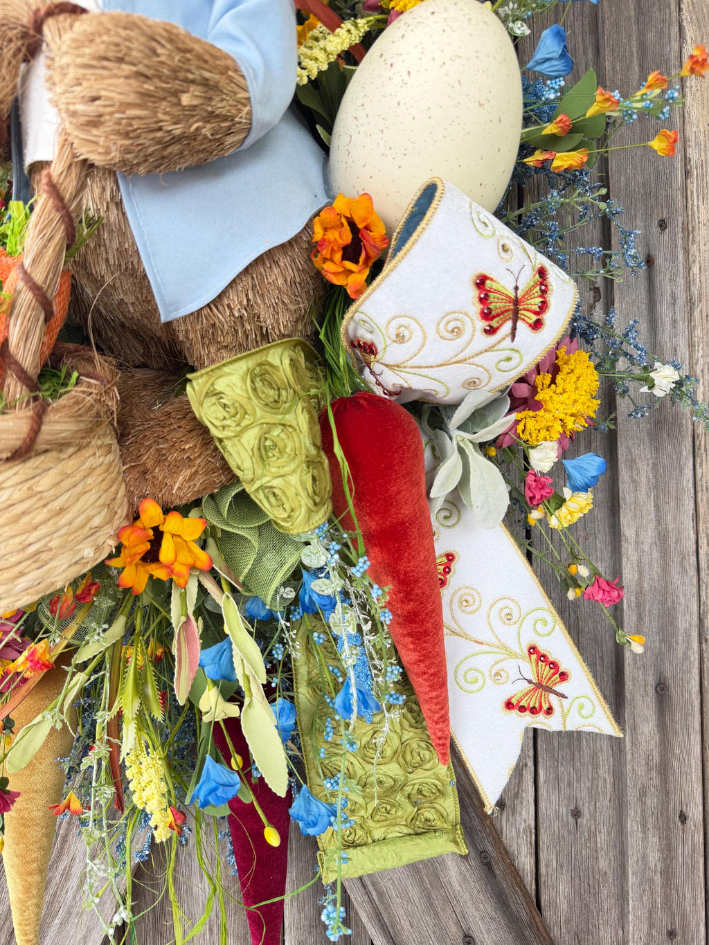 Bunny Wreath, Easter Wreath, Spring Wreath, Rabbit Wreath, Easter Front Door