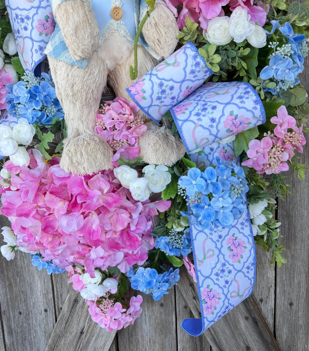 Bunny Wreath, Easter Wreath, Spring Wreath, Rabbit Wreath, Easter Front Door