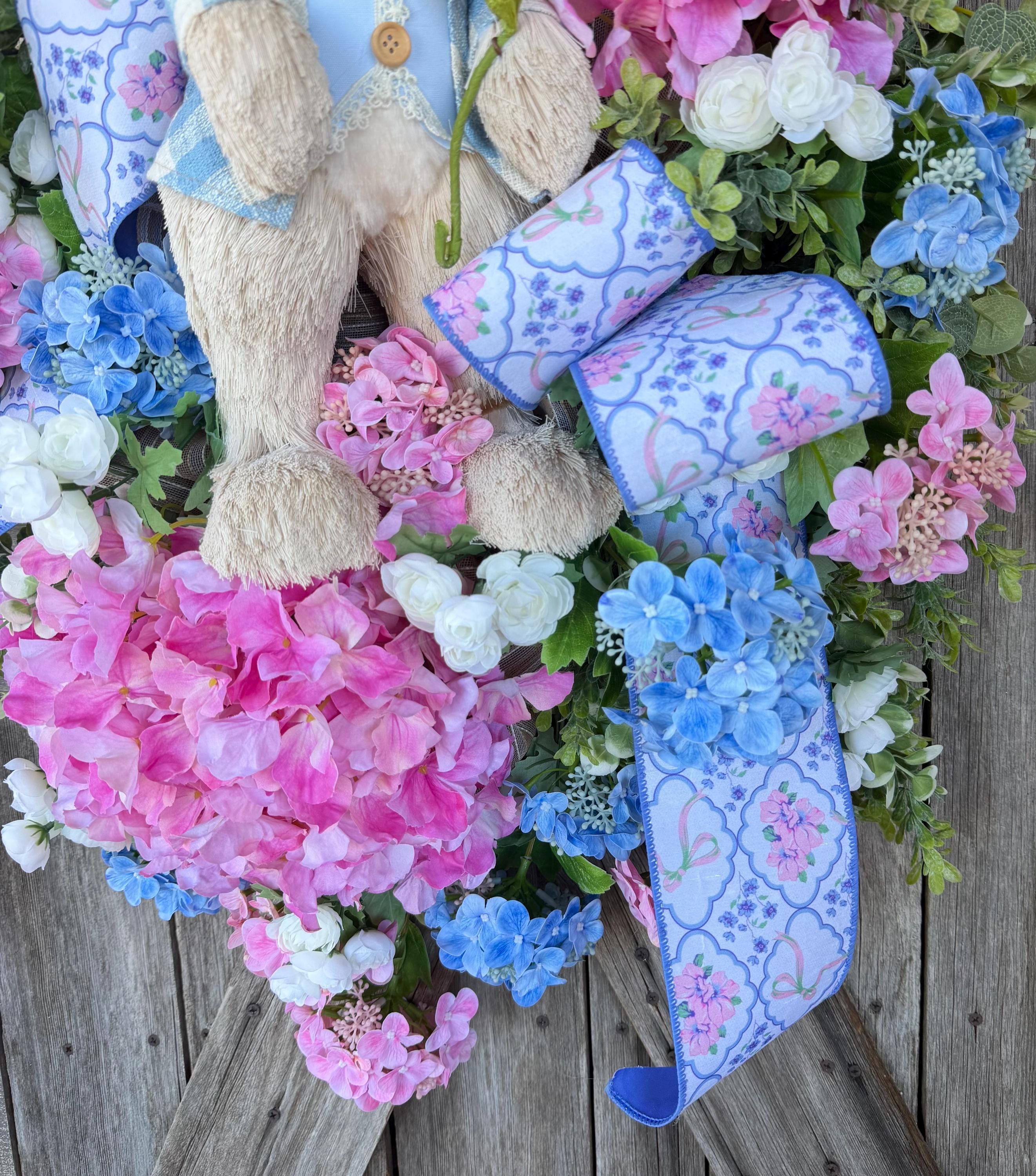 Bunny Wreath, Easter Wreath, Spring Wreath, Rabbit Wreath, Easter Front Door