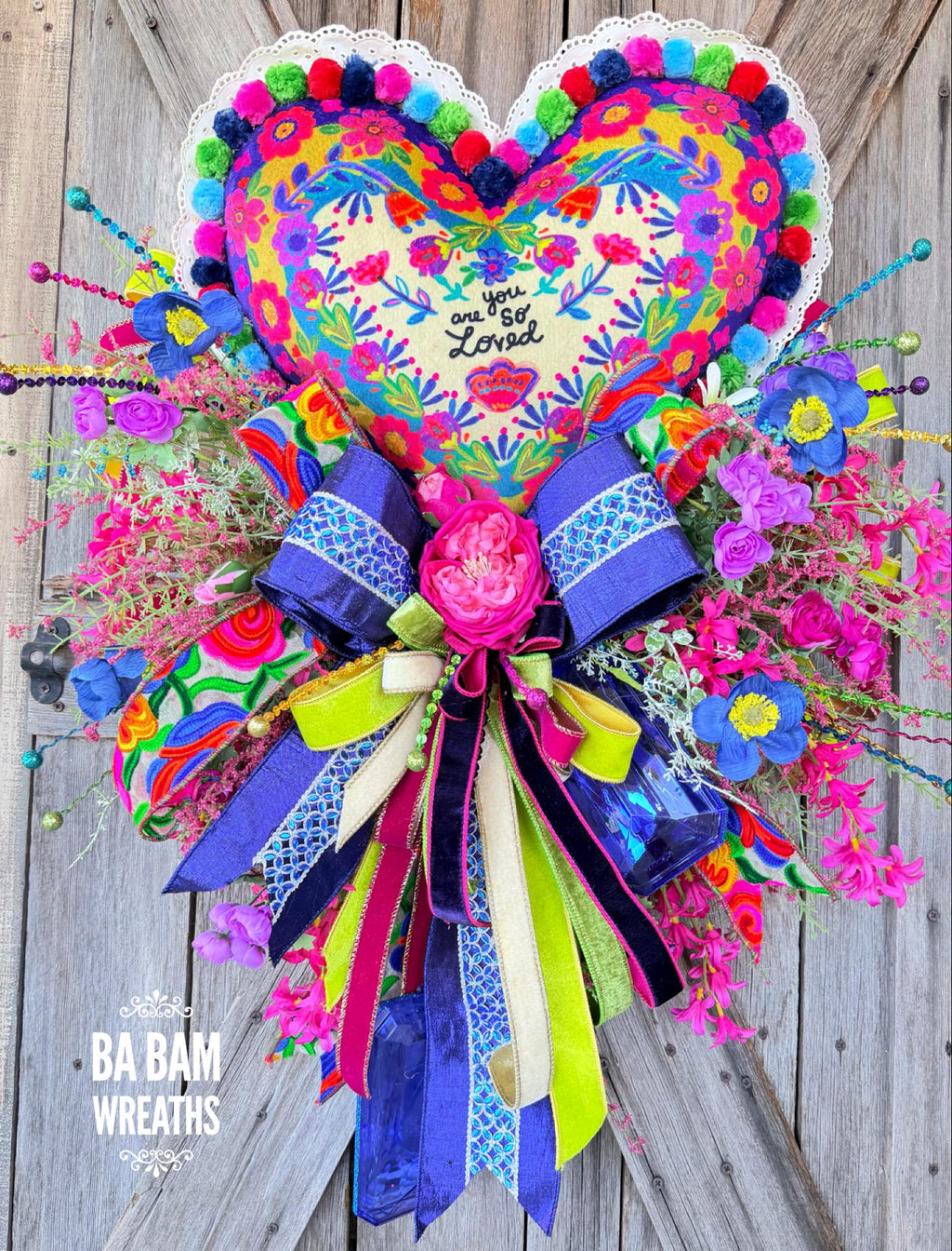 Fiesta Decor, Fiesta Decoration, Cinco De Mayo Wreath, Summer Wreath, Summer Decor