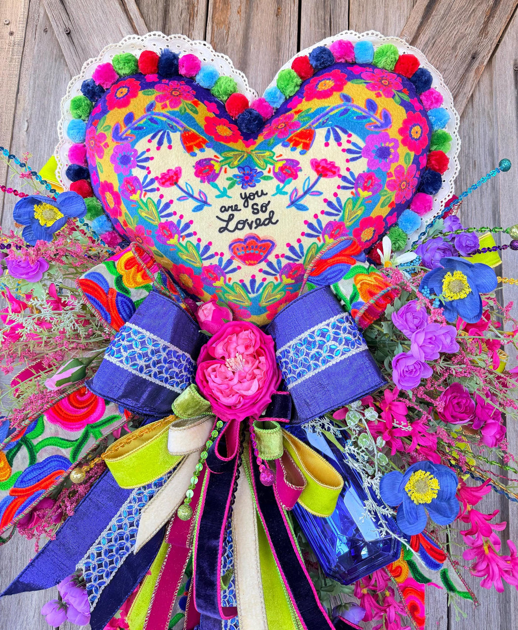 Fiesta Decor, Fiesta Decoration, Cinco De Mayo Wreath, Summer Wreath, Summer Decor