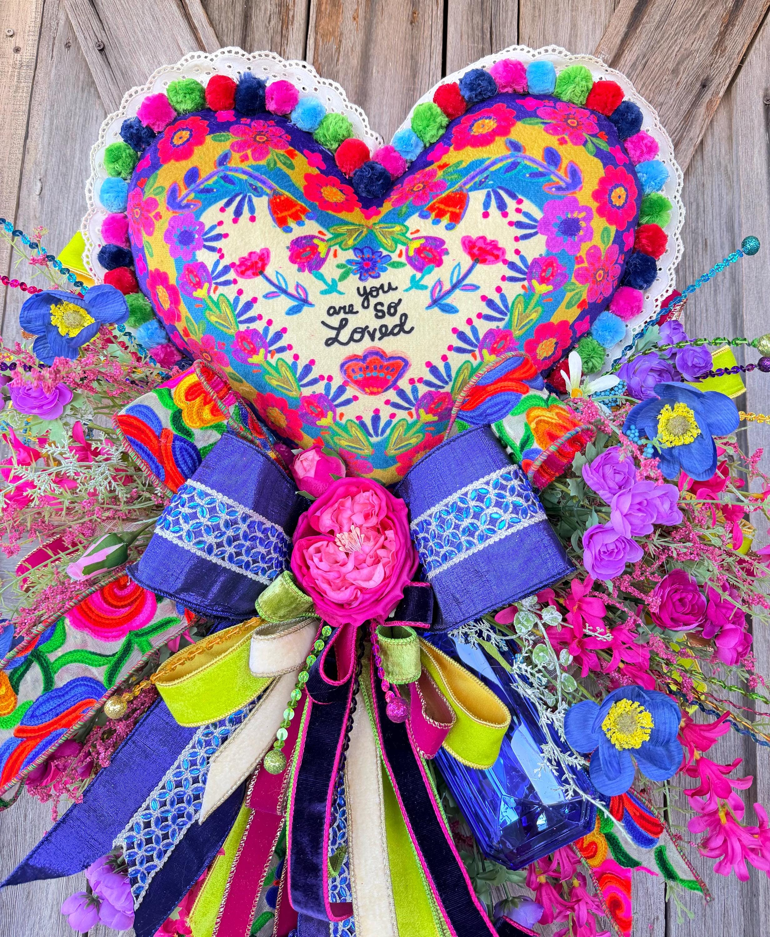 Fiesta Decor, Fiesta Decoration, Cinco De Mayo Wreath, Summer Wreath, Summer Decor
