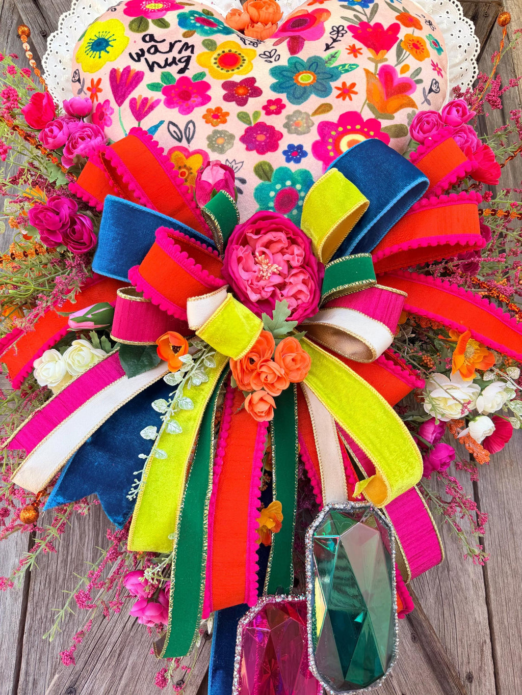 Fiesta Decor, Fiesta Decoration, Cinco De Mayo Wreath, Summer Wreath, Summer Decor