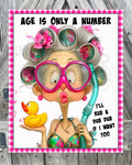 Age Is Only A Number, Everyday Sign, Summer Sign, Strawberry Sign