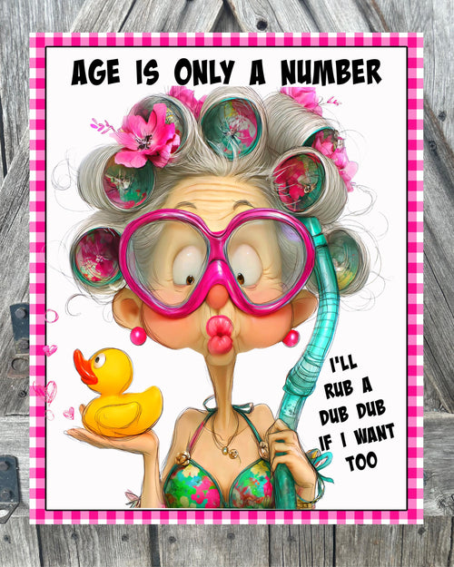 Age Is Only A Number, Everyday Sign, Summer Sign, Strawberry Sign