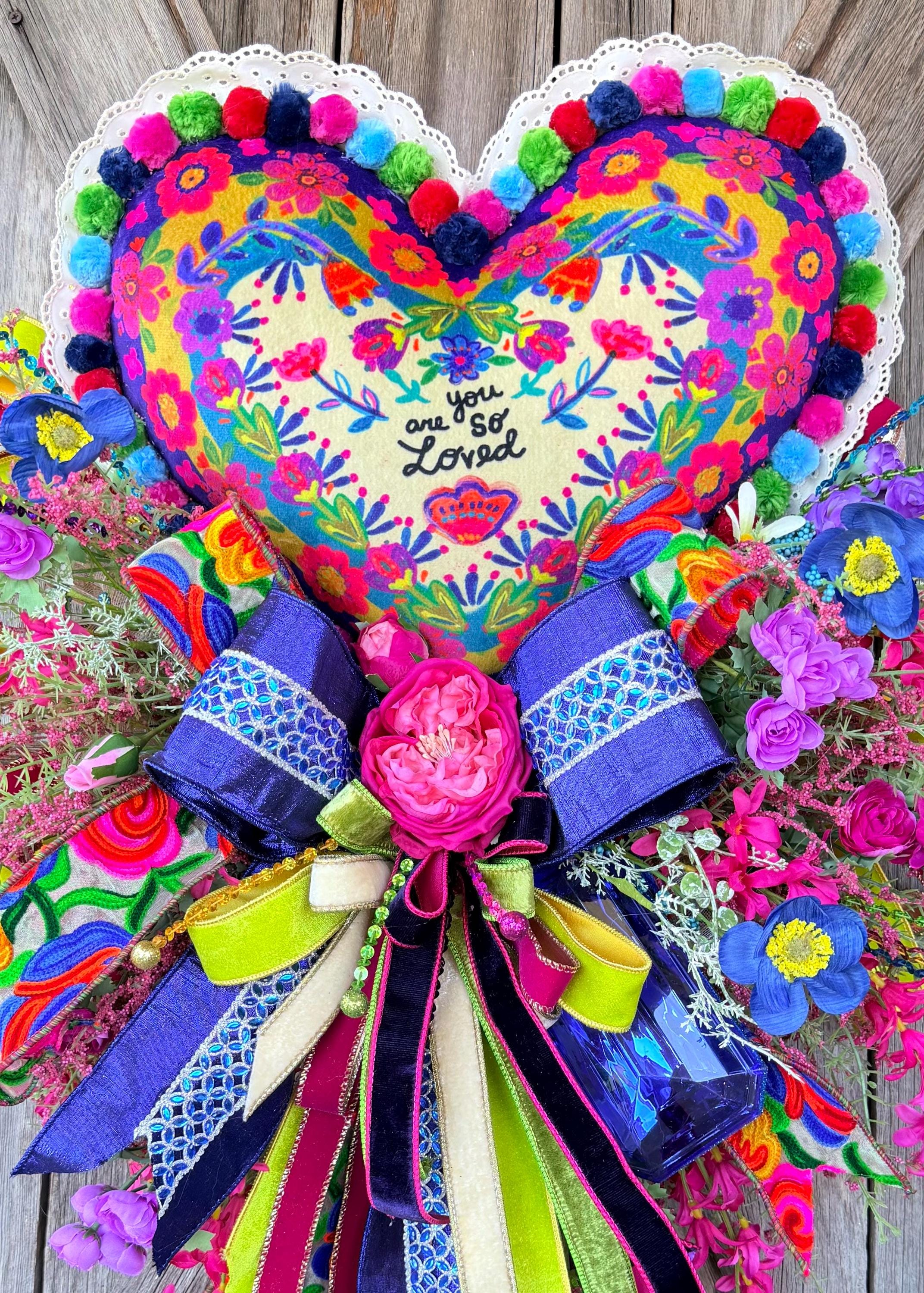 Fiesta Decor, Fiesta Decoration, Cinco De Mayo Wreath, Summer Wreath, Summer Decor