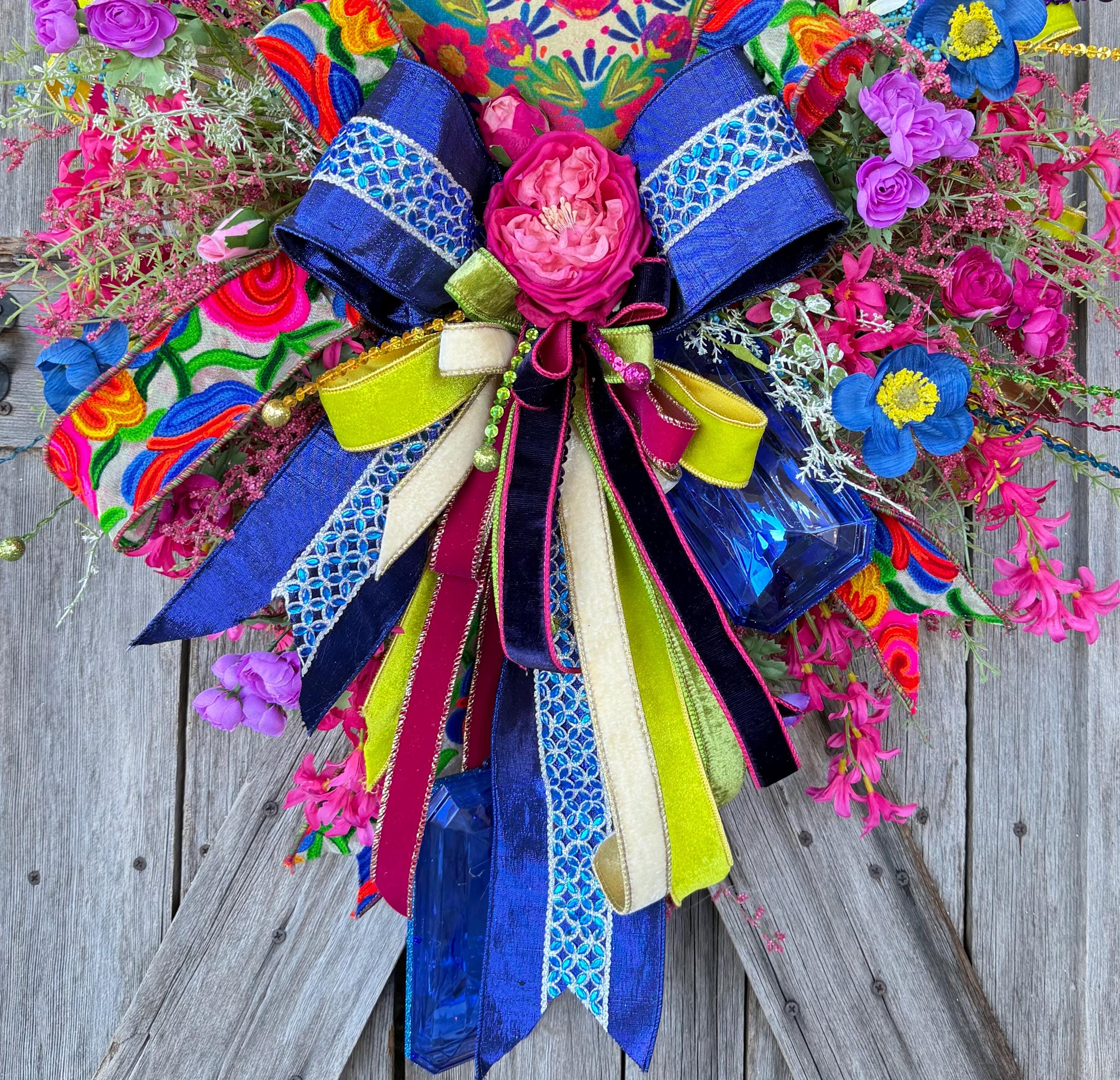Fiesta Decor, Fiesta Decoration, Cinco De Mayo Wreath, Summer Wreath, Summer Decor