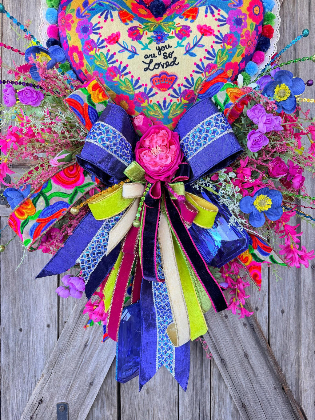 Fiesta Decor, Fiesta Decoration, Cinco De Mayo Wreath, Summer Wreath, Summer Decor