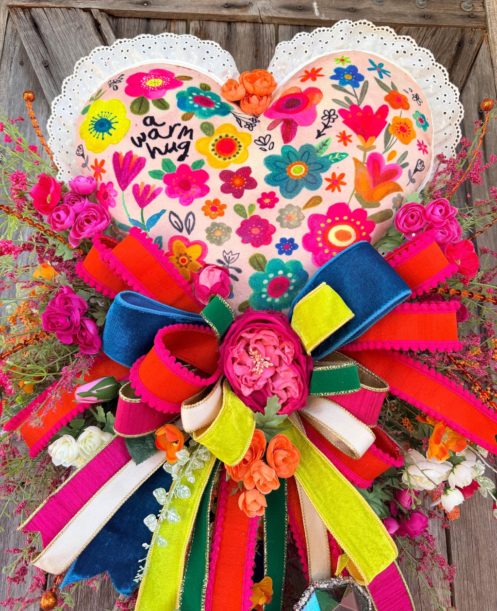 Fiesta Decor, Fiesta Decoration, Cinco De Mayo Wreath, Summer Wreath, Summer Decor