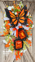 Butterfly Wreath, Moss Wreath, Everyday Wreath, All Season Wreath, Summer Wreath