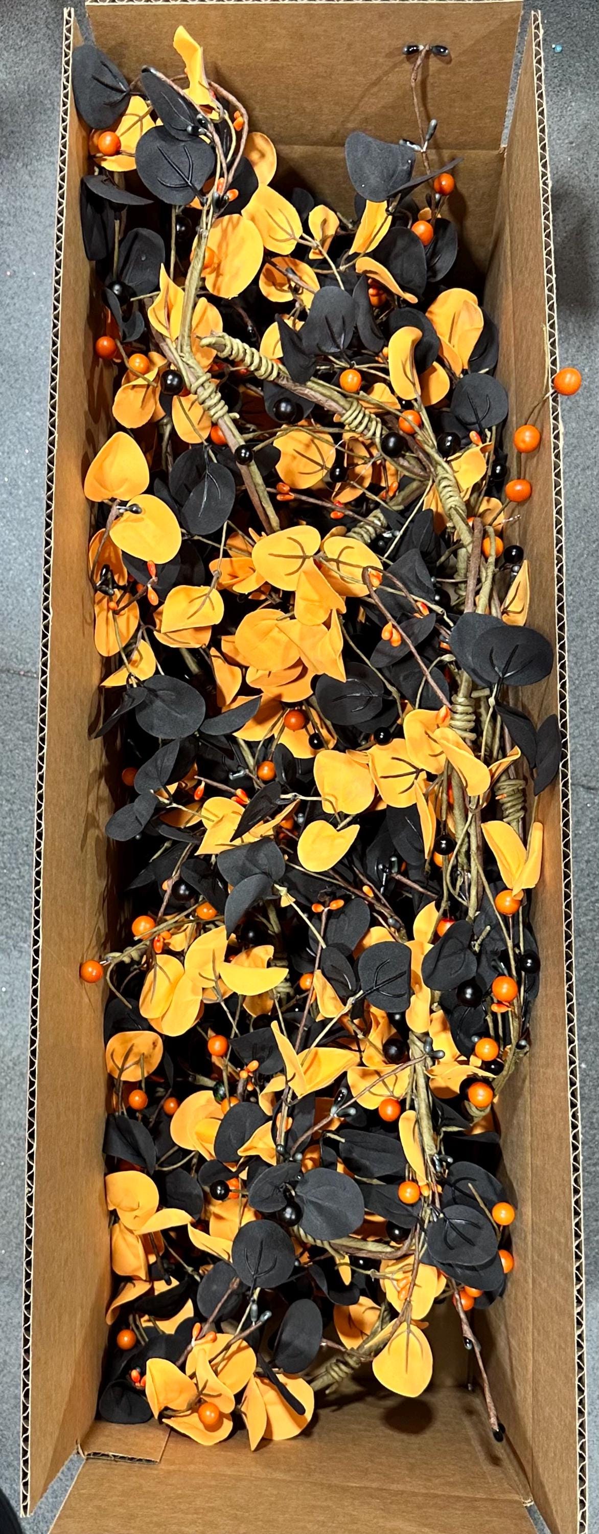 Box Full of Halloween Garlands~ Used~ Destash