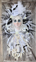 Mummy Wreath, Mummy Decor, Halloween Wreath, Halloween Decor, Halloween Door Hanging