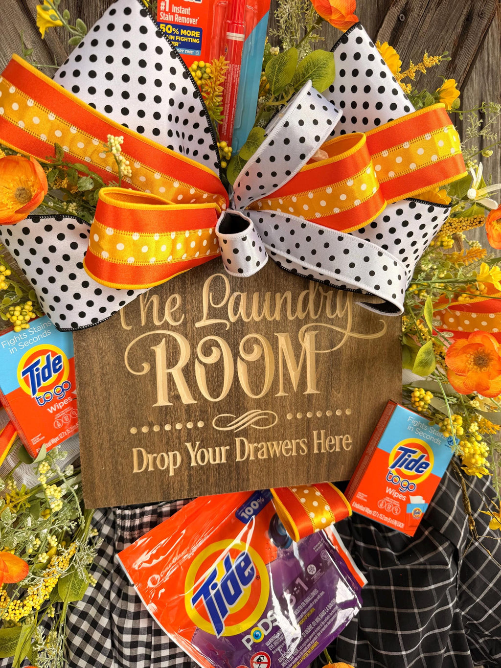 Laundry Room Wreath, Farmhouse Door Decor, Everyday Wreath, All Season Wreath