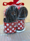 Rolls of Red White Polka Dot Ribbon~ Jackie, Warehouse Sale