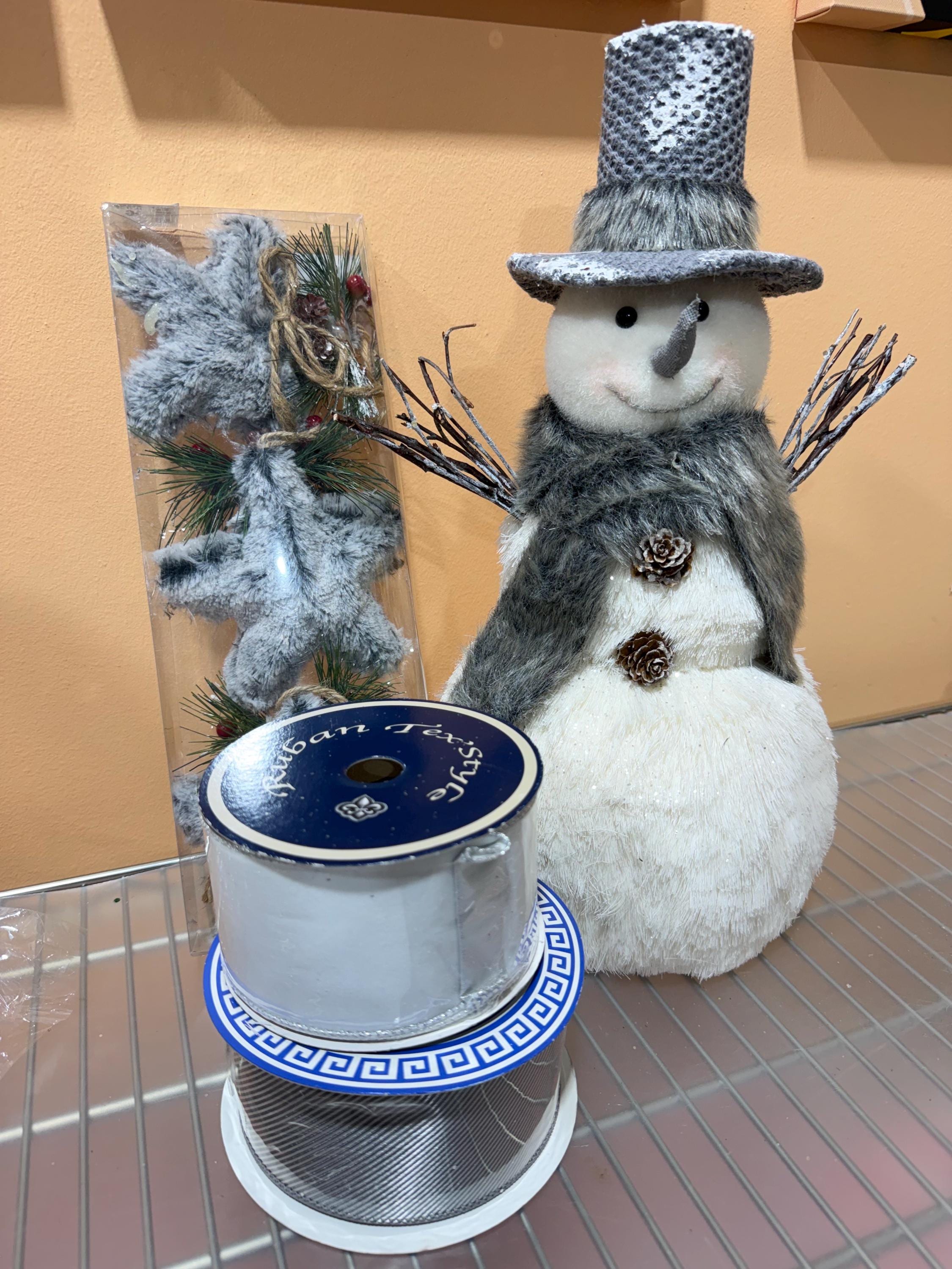 Gray White Snowman Set~ Jackie, Warehouse Sale