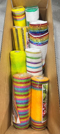 Box of 8 Colorful Mesh