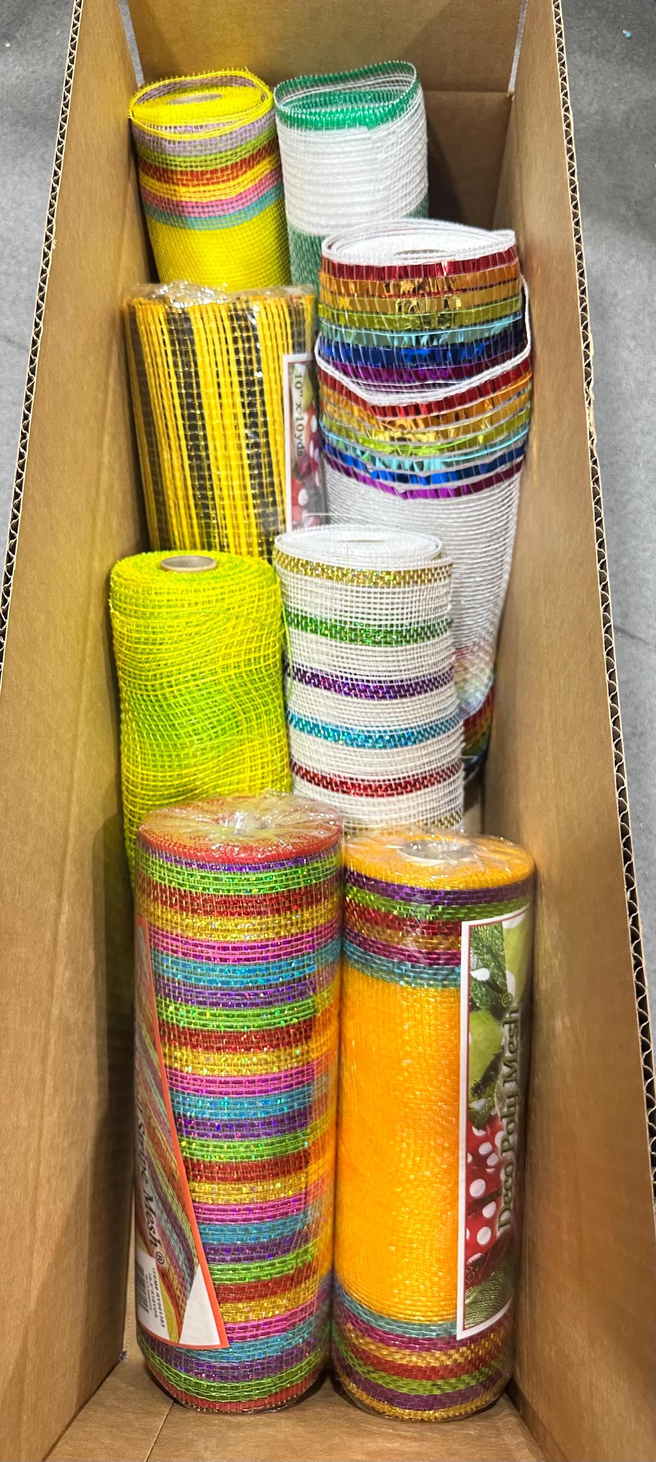 Box of 8 Colorful Mesh