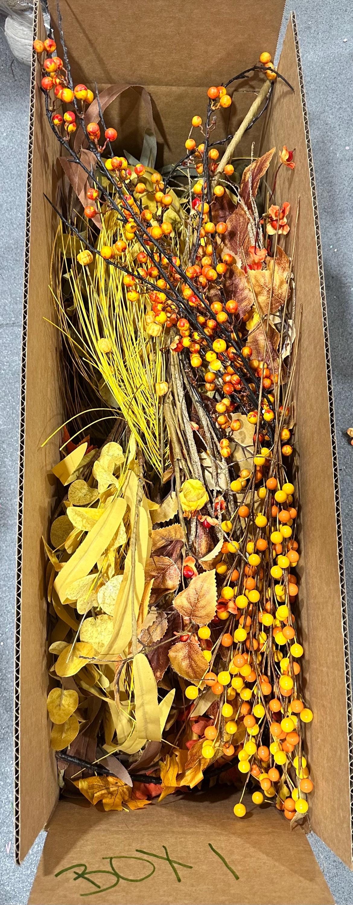 Box of Autumn Sprays Box 1 ~ Used~ Destash