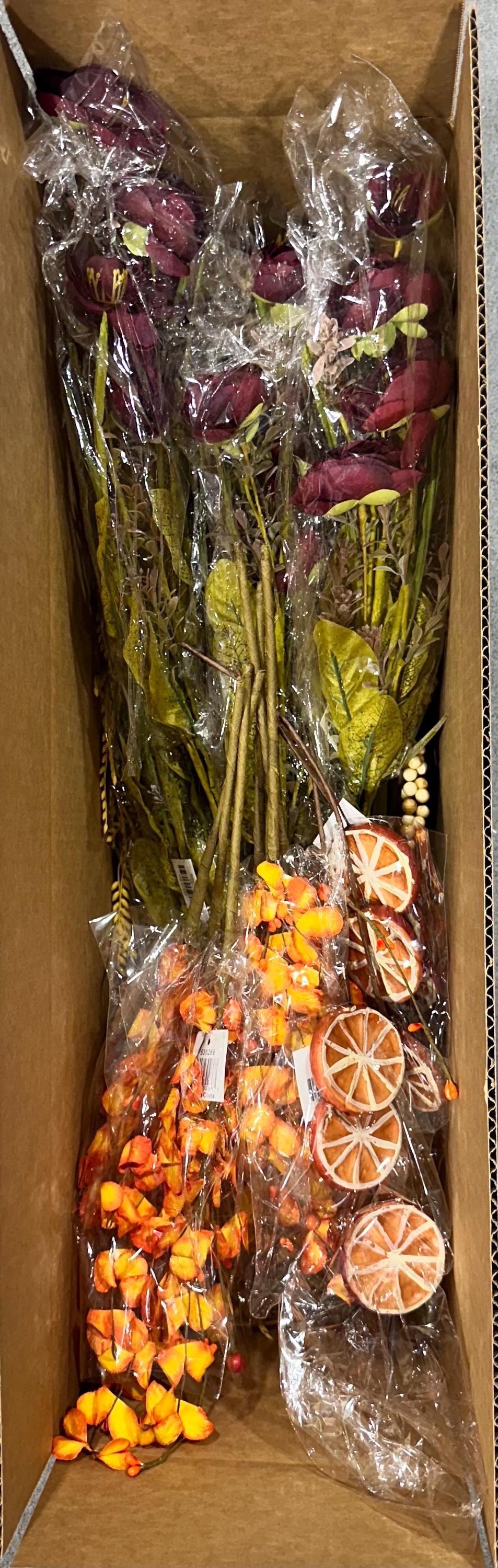 Box of Fall Bushes ~ Used~ Destash